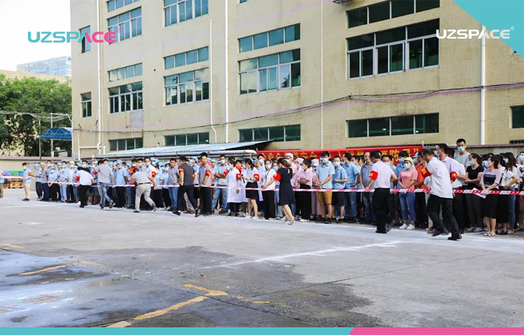 UZSPACEk8凯发生产部举行消防演练，筑牢心中“防火墙”